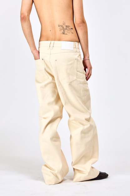 LEO ECRU RAW DENIM