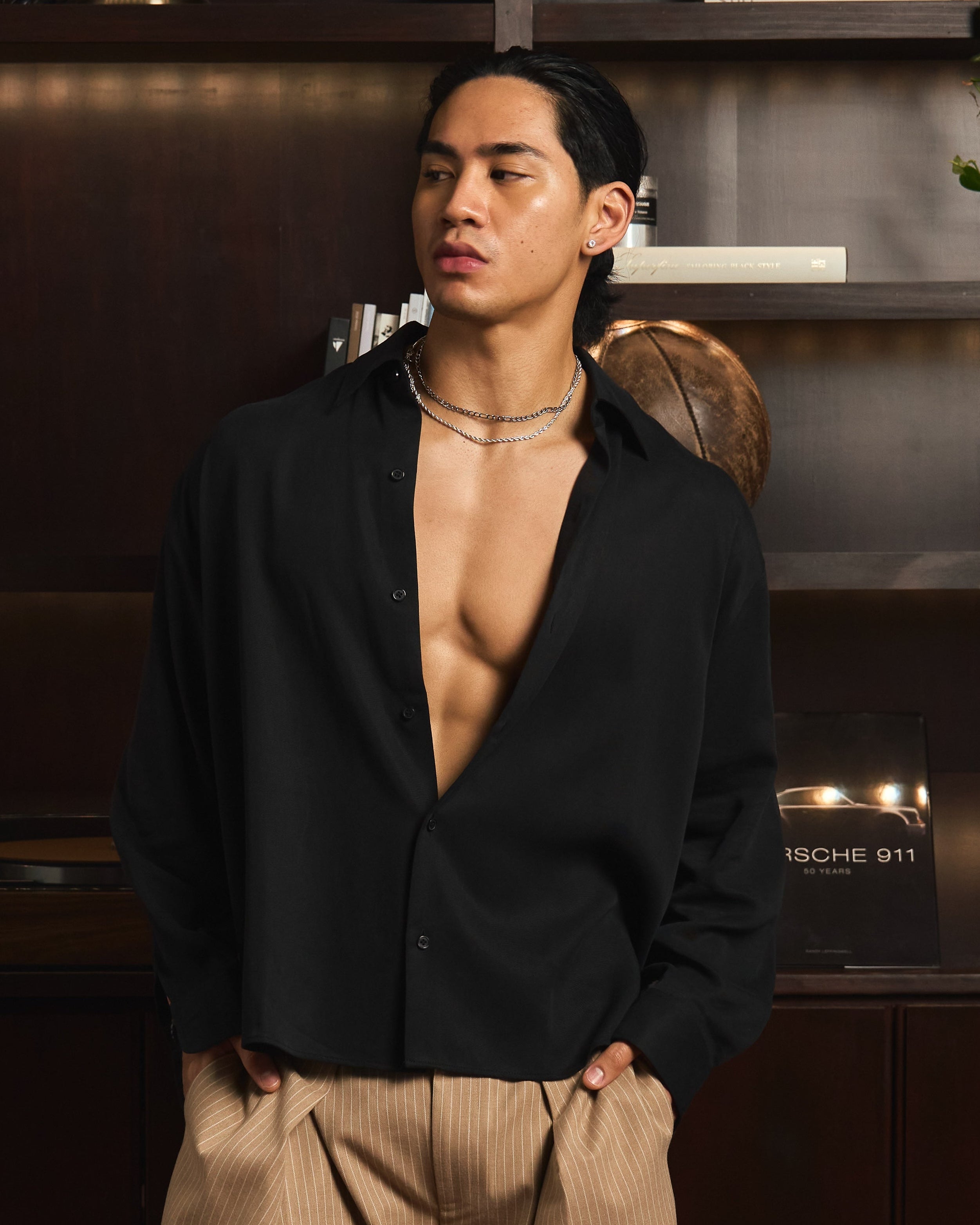RELAXED TWILL SHIRT