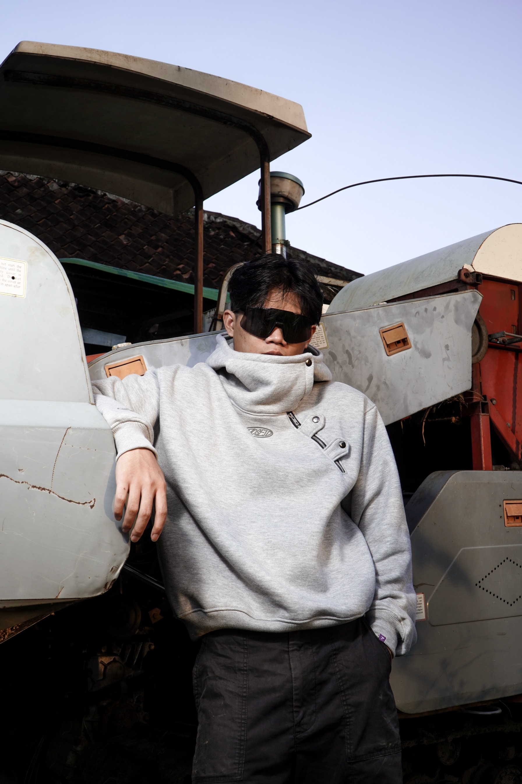 Hoodie High neck