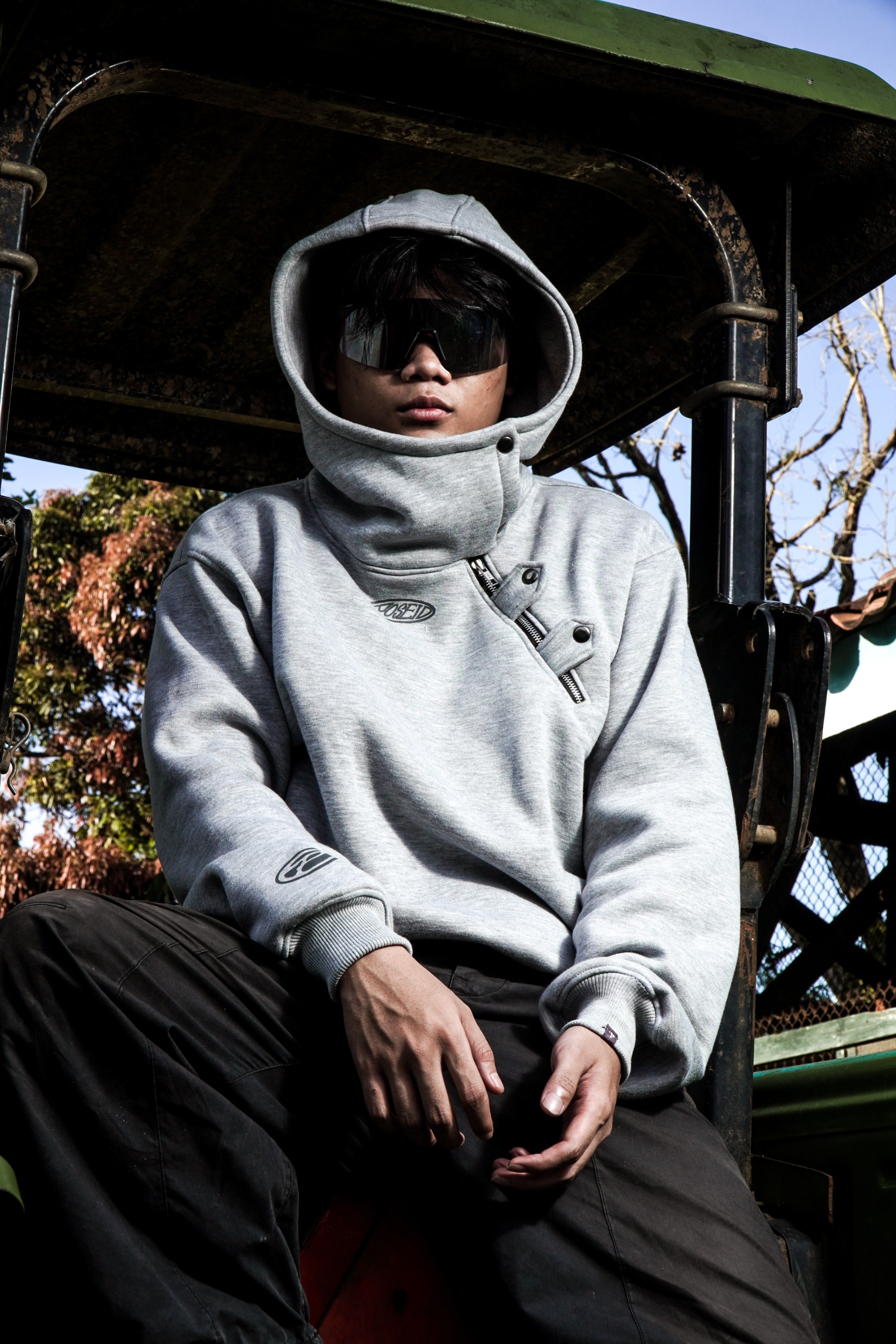 Hoodie High neck