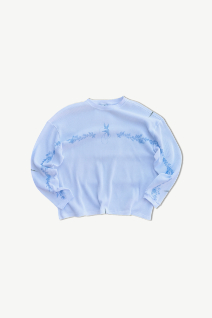 “Rain-Washed” Waffle Knit