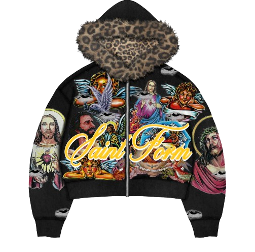 Angels and Demons reversbile zip up