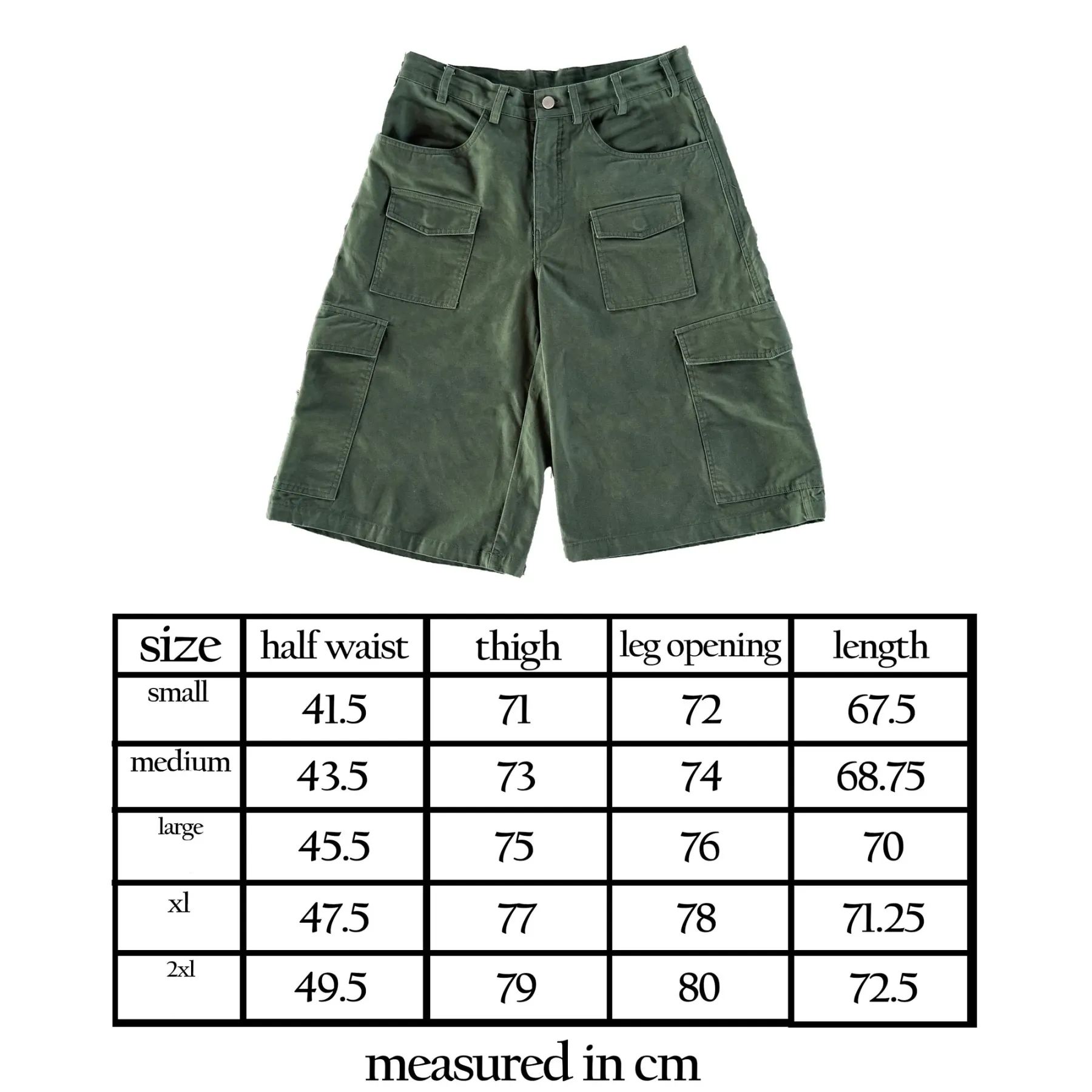 MILITARY FRONT POCKET CARGOS