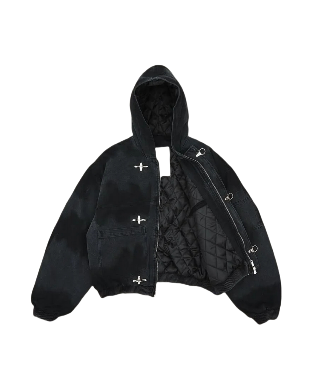 CANVAS CLASP WORKWEAR BOMBER JACKET