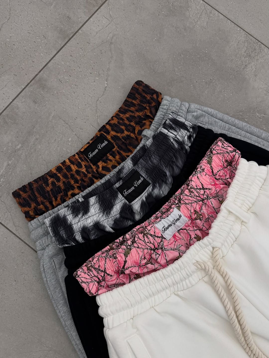 Double drawstring shorts