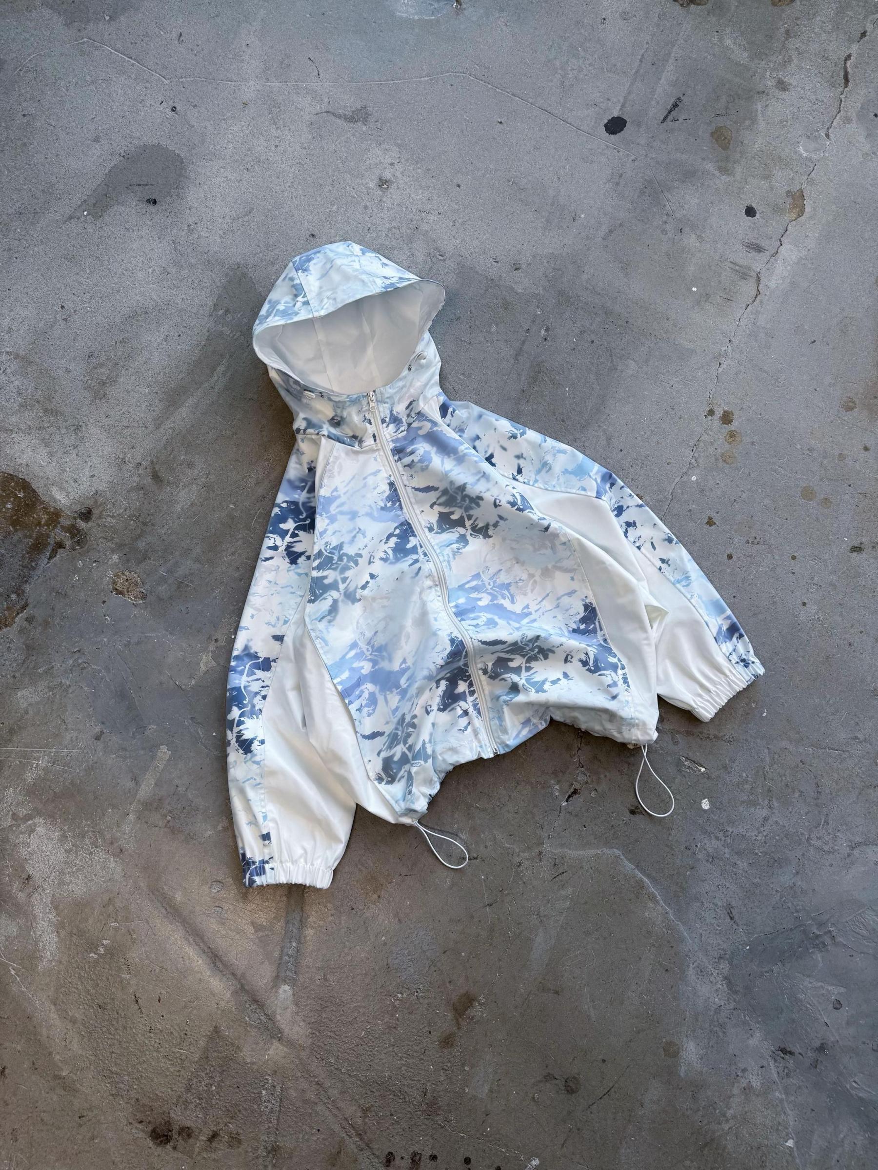 Angel Camo Print Shell Jacket