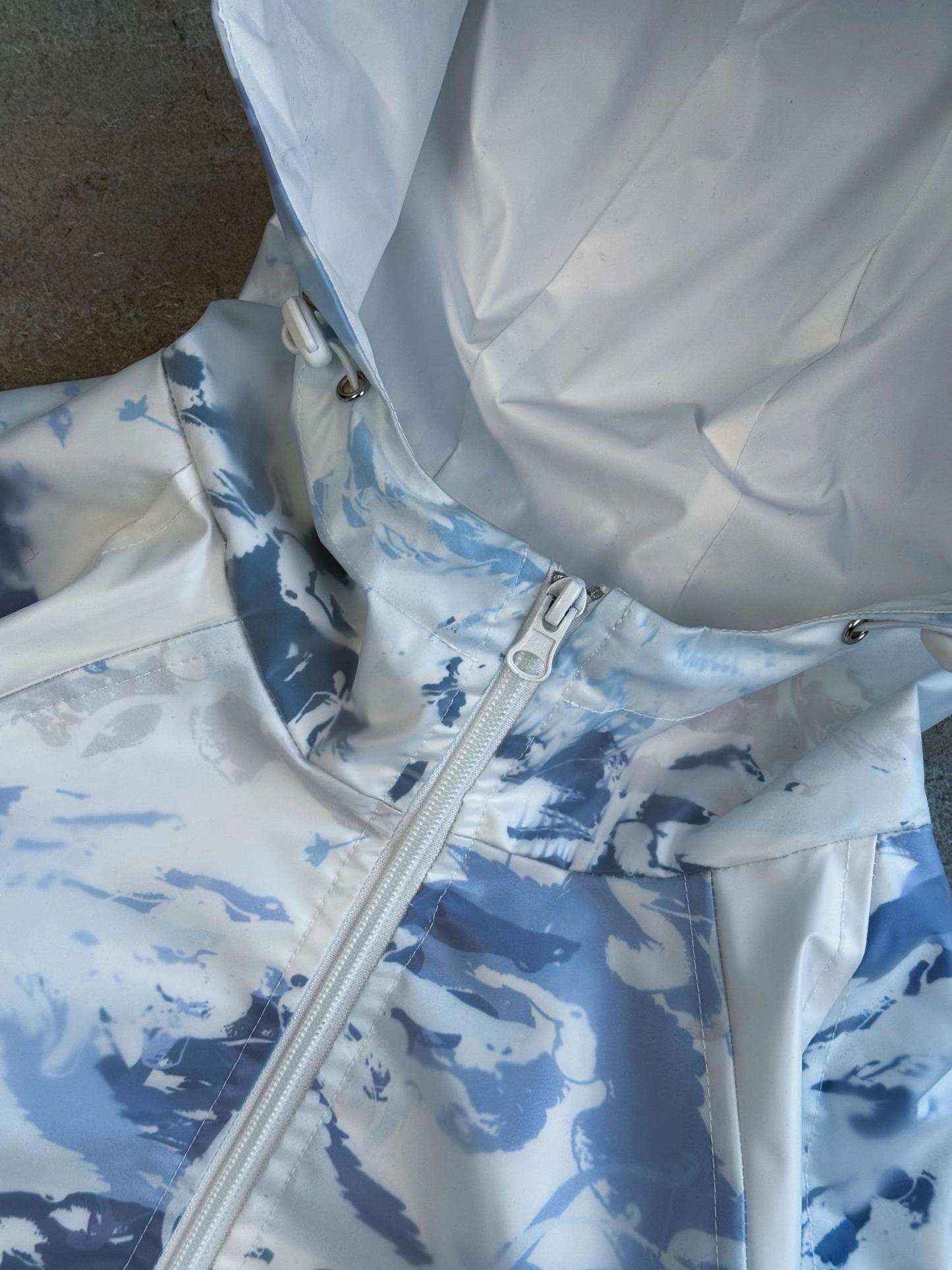 Angel Camo Print Shell Jacket