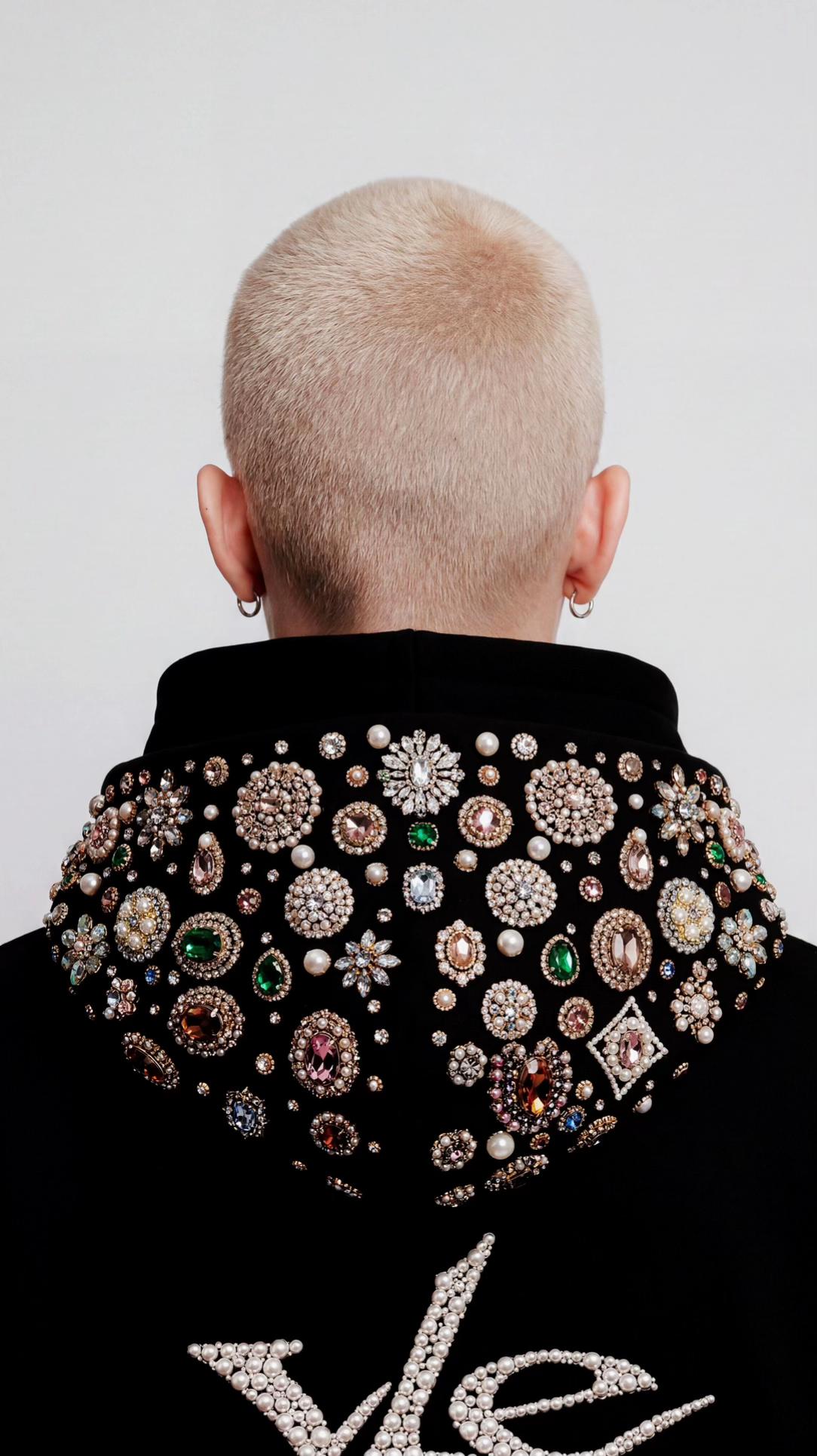 GEM EMBELLISHED HOODIE