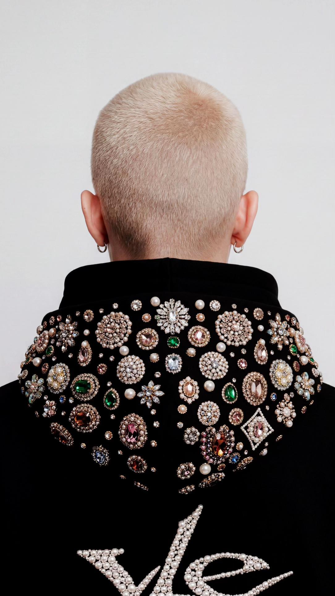 GEM EMBELLISHED HOODIE