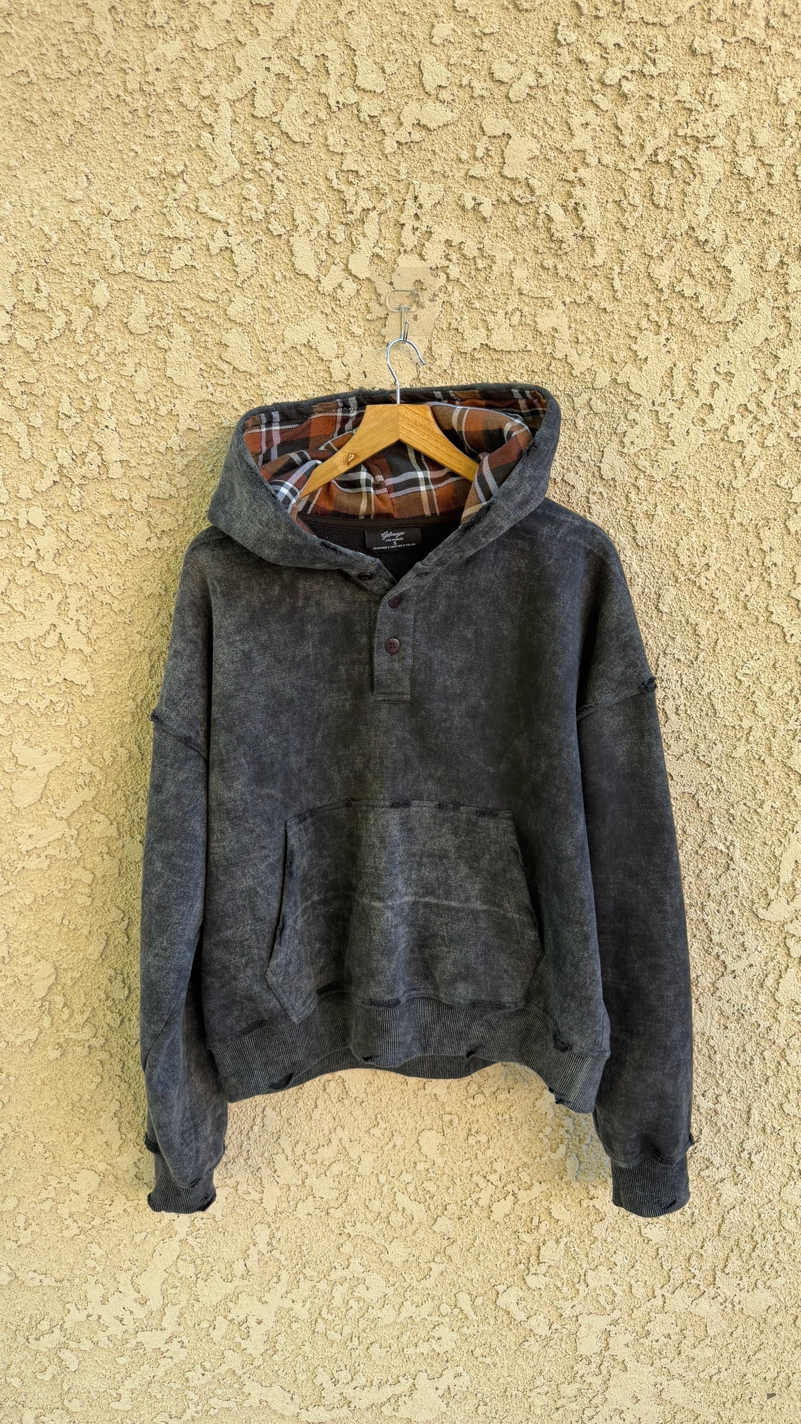Henley hoodie