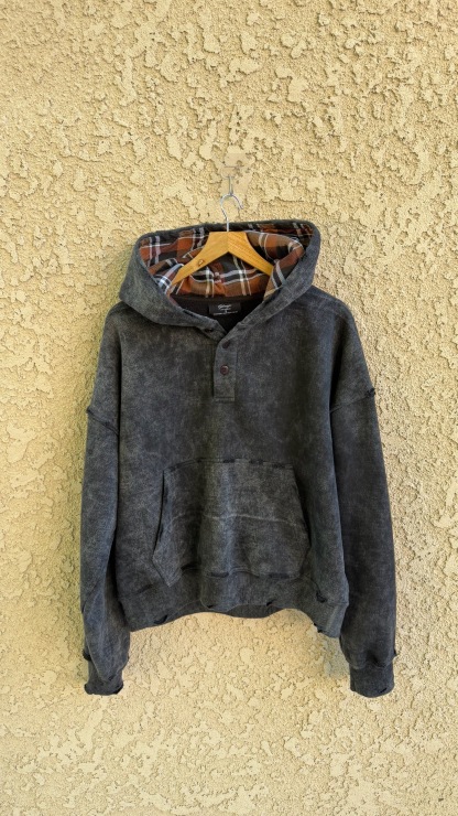 Henley hoodie