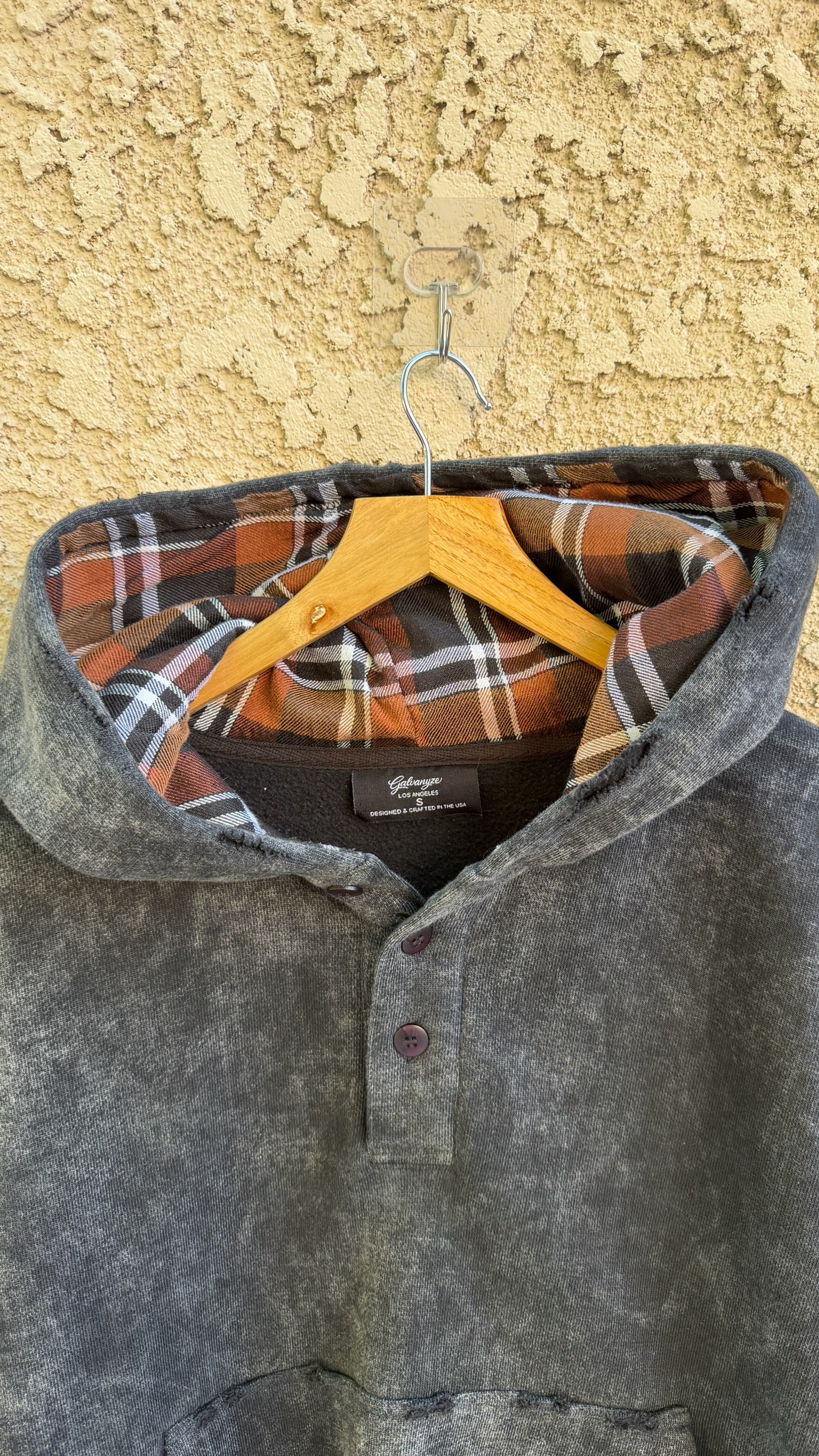 Henley hoodie
