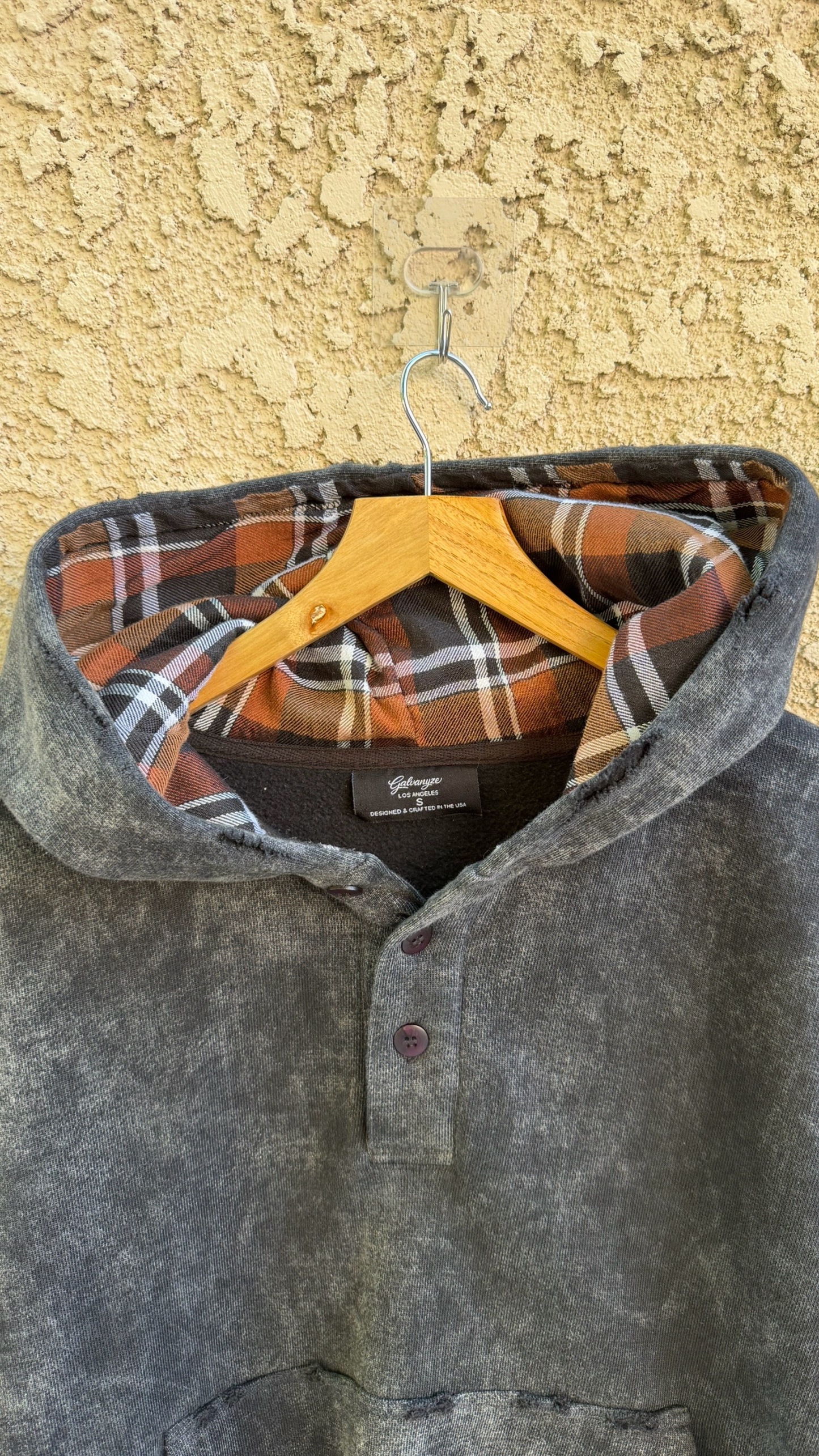 Henley hoodie