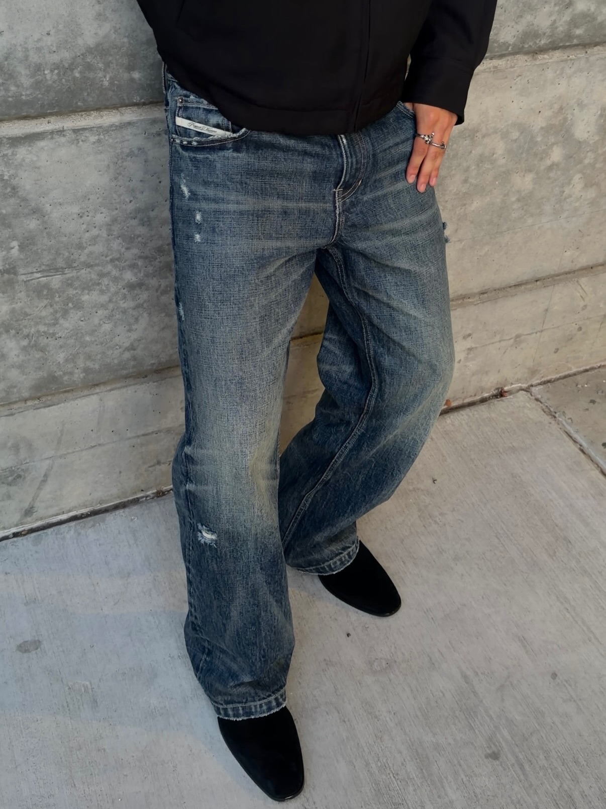 “VINTAGE INDIGO” BOOTCUT DENIM