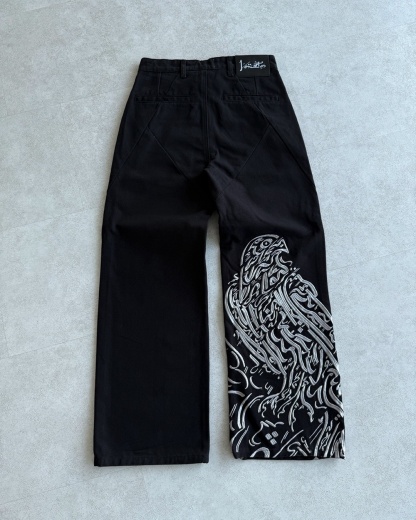 BLACK CRESCENT PANTS