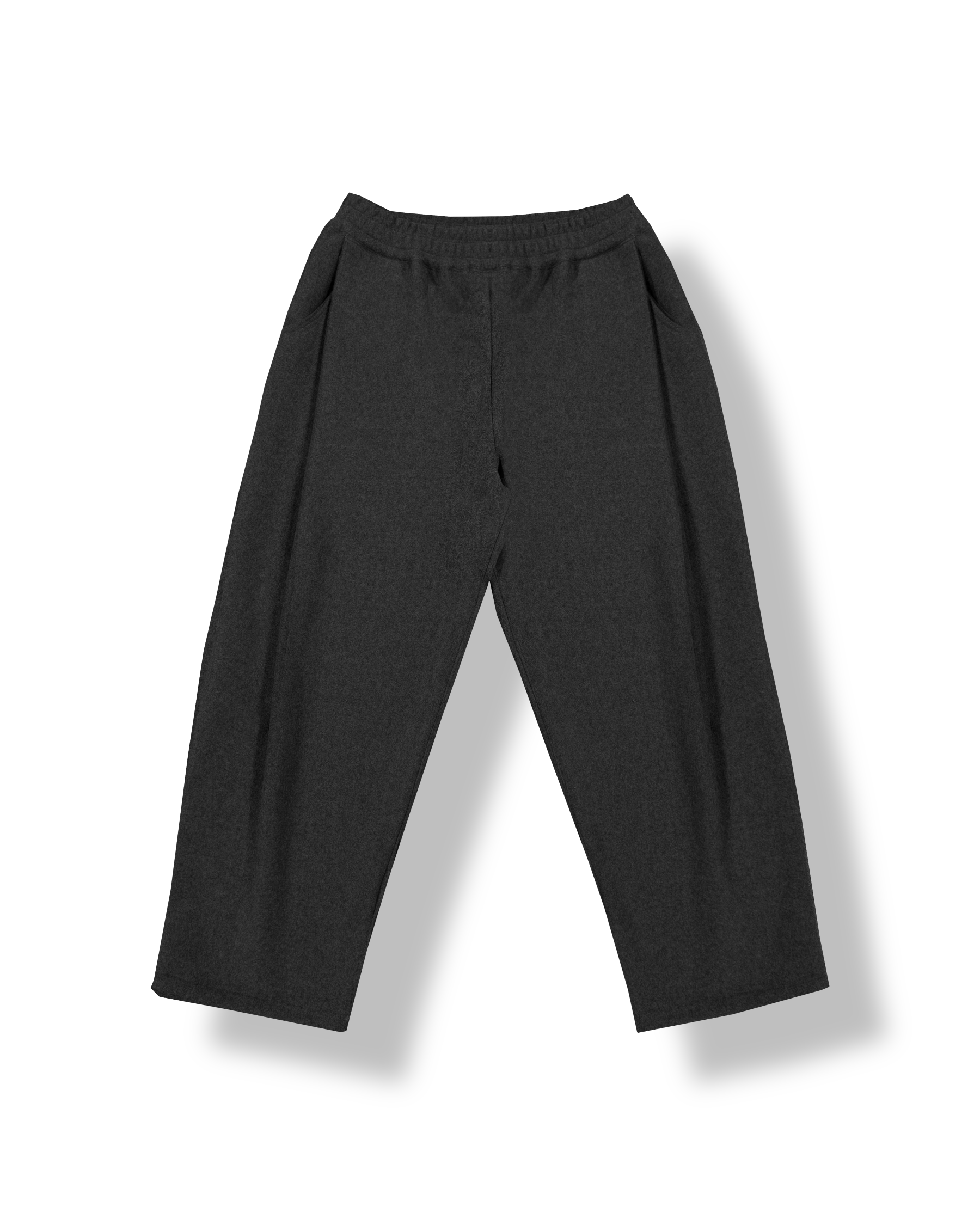 Pleated Felt Trousers