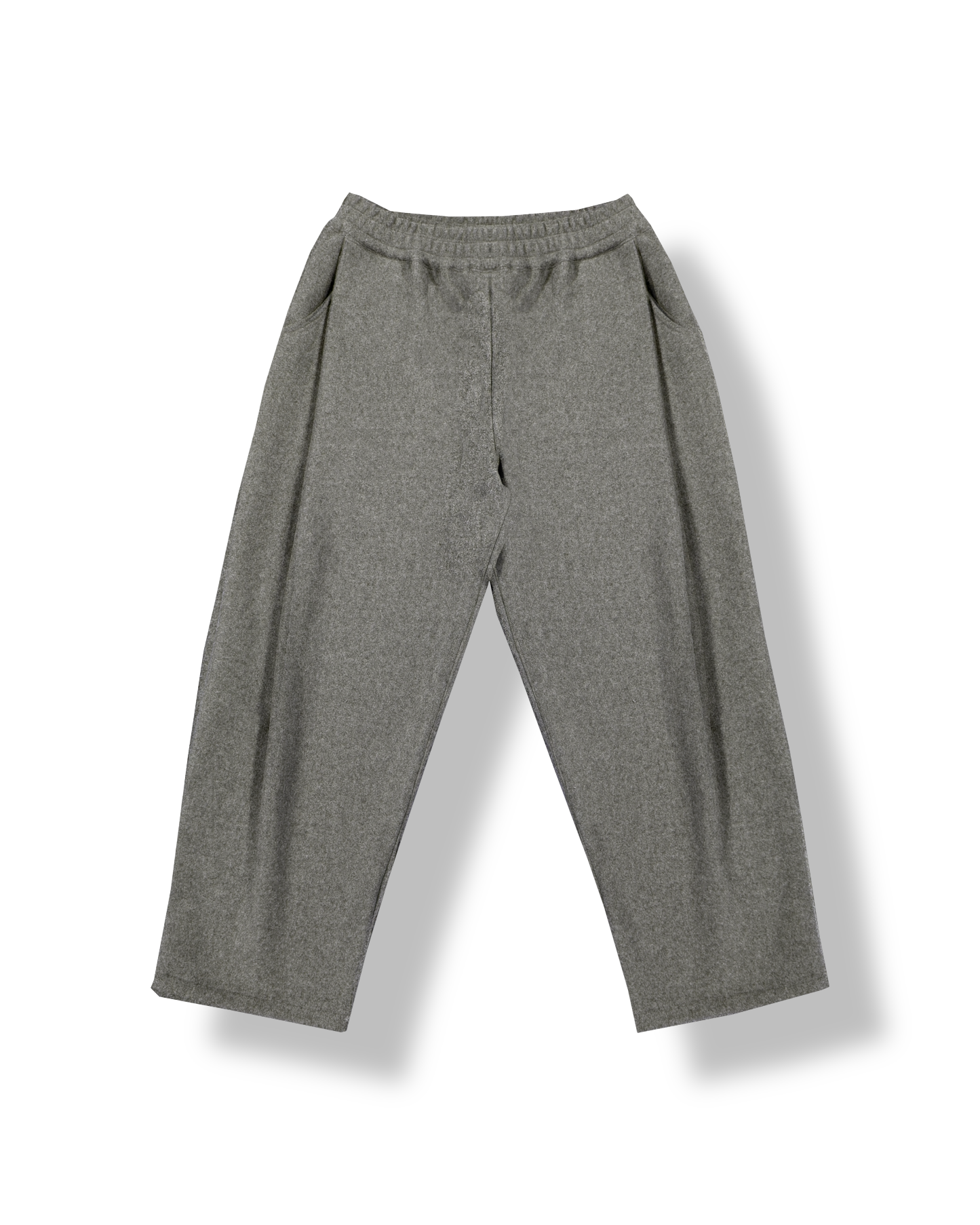 Pleated Felt Trousers