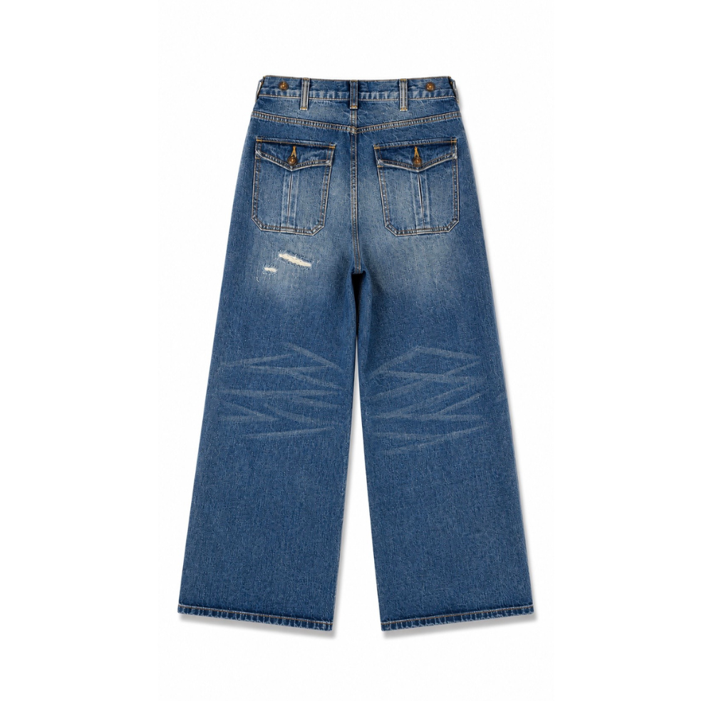 distressed denim