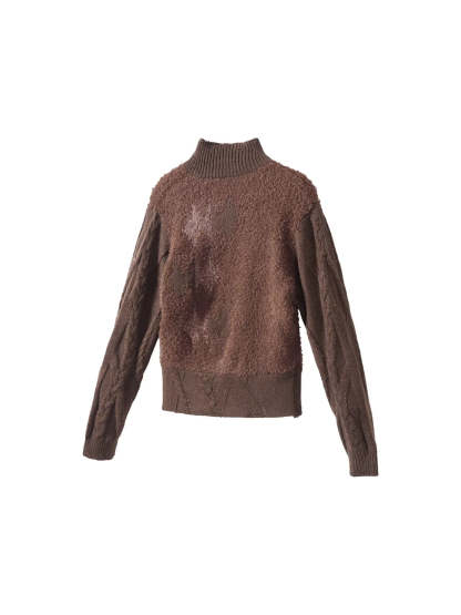 Vintage Fencing Inspired Knit Sweater