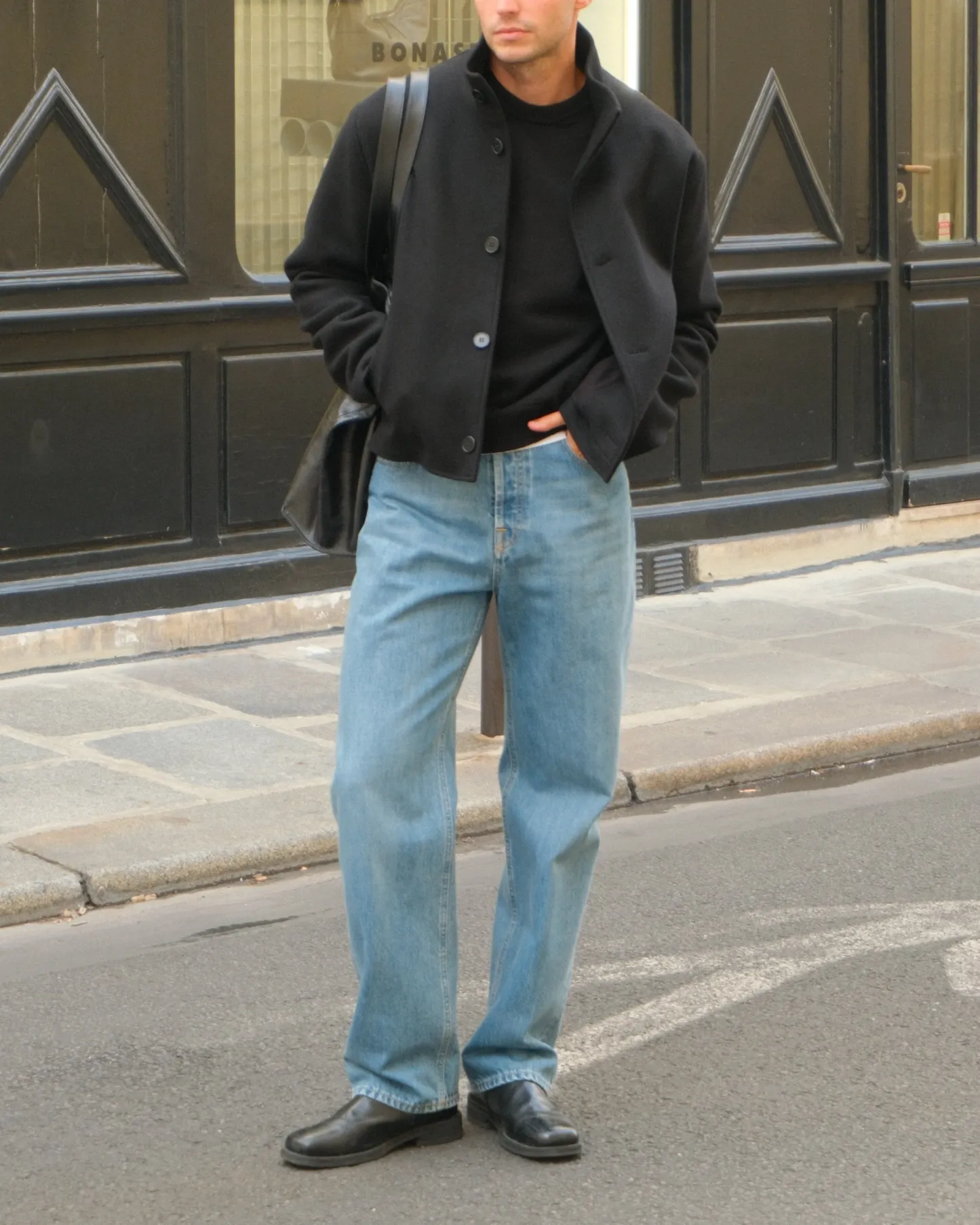 High Collar Wool Jacket