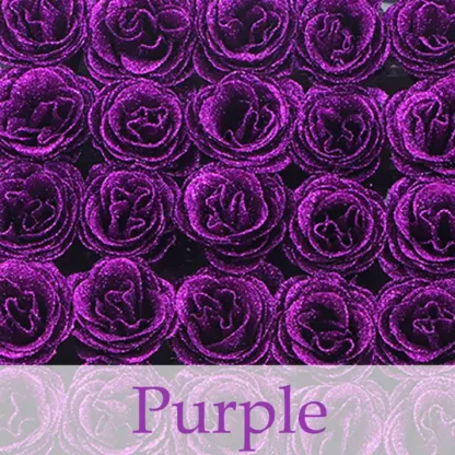 Glitter Rose Bouquet Couple Glitter Everlasting Rose Bouquet (Never Wither)