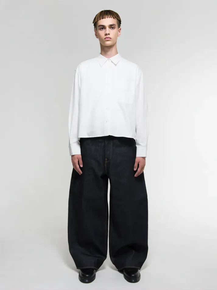 JAPANESE SELVEDGE  CURVED-LEGS JEANS