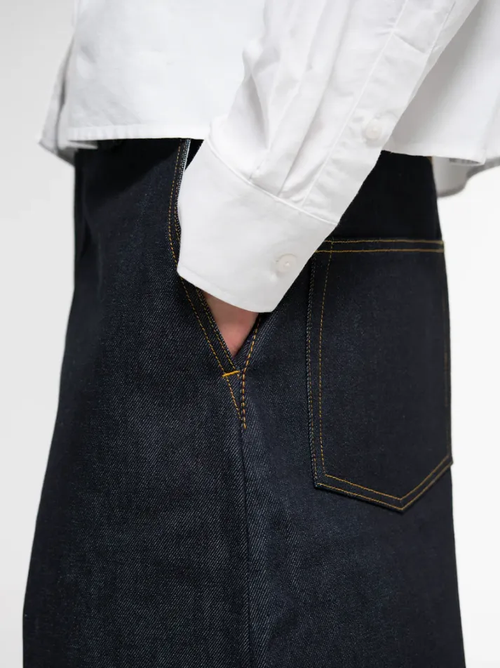 JAPANESE SELVEDGE  CURVED-LEGS JEANS