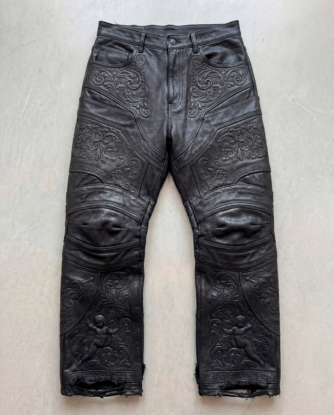 Armor Waxed Denim - black