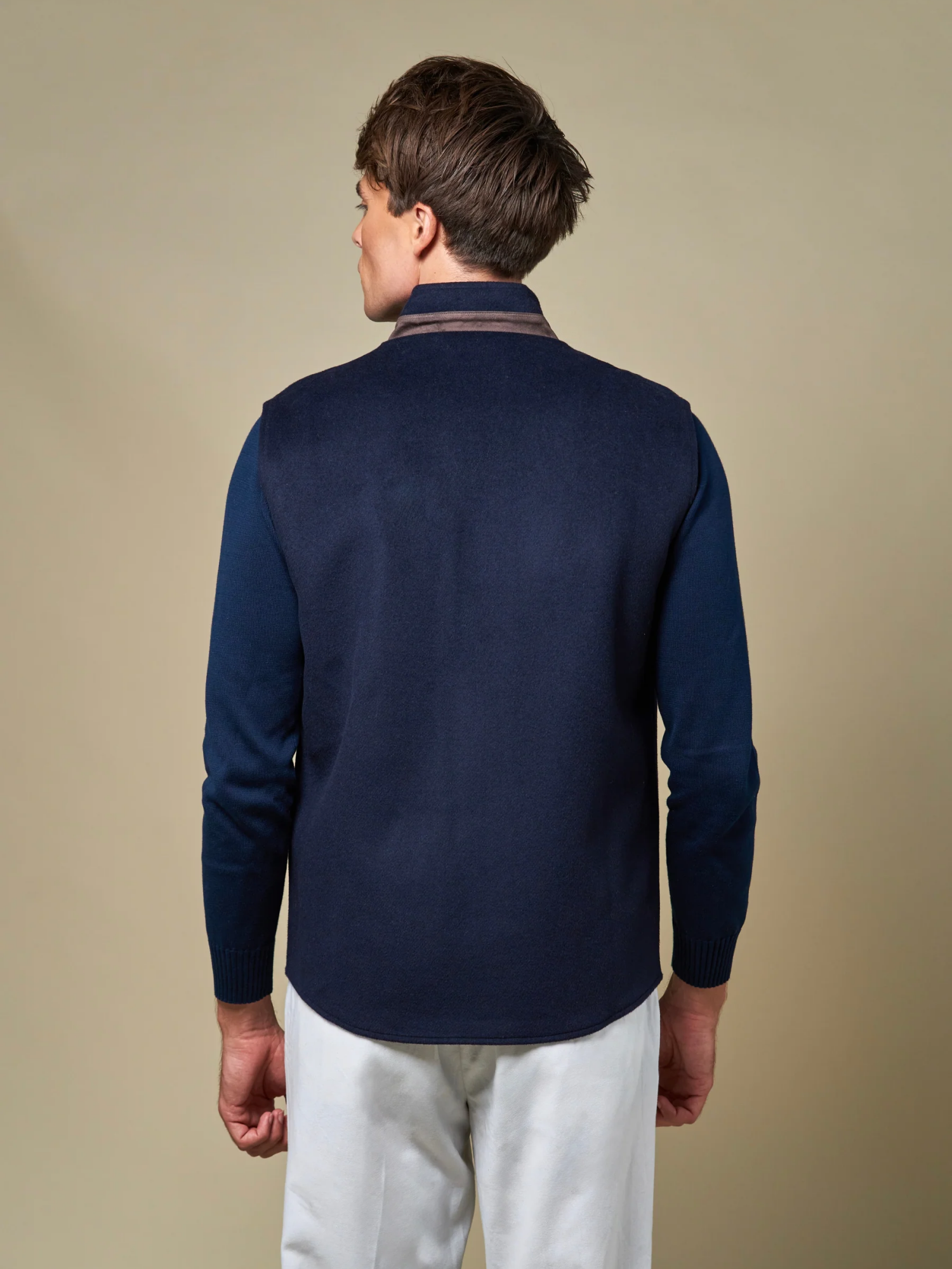 WOOL REVERSIBLE GILET