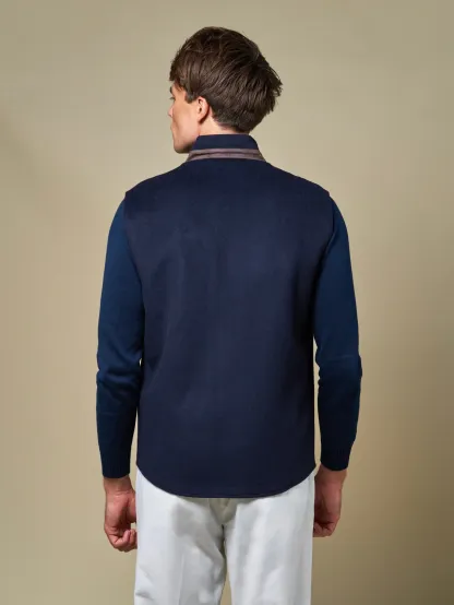 WOOL REVERSIBLE GILET