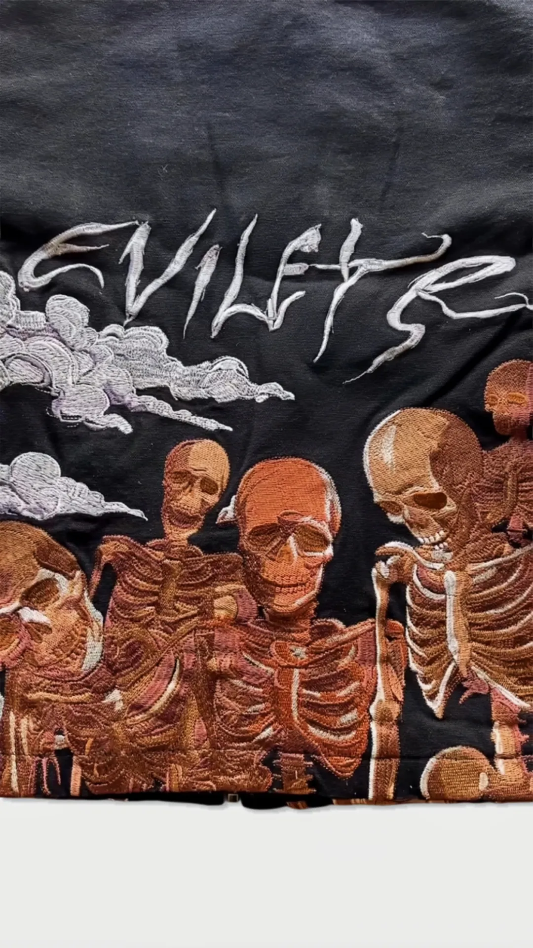 COTTON SKELETON WORK JACKET