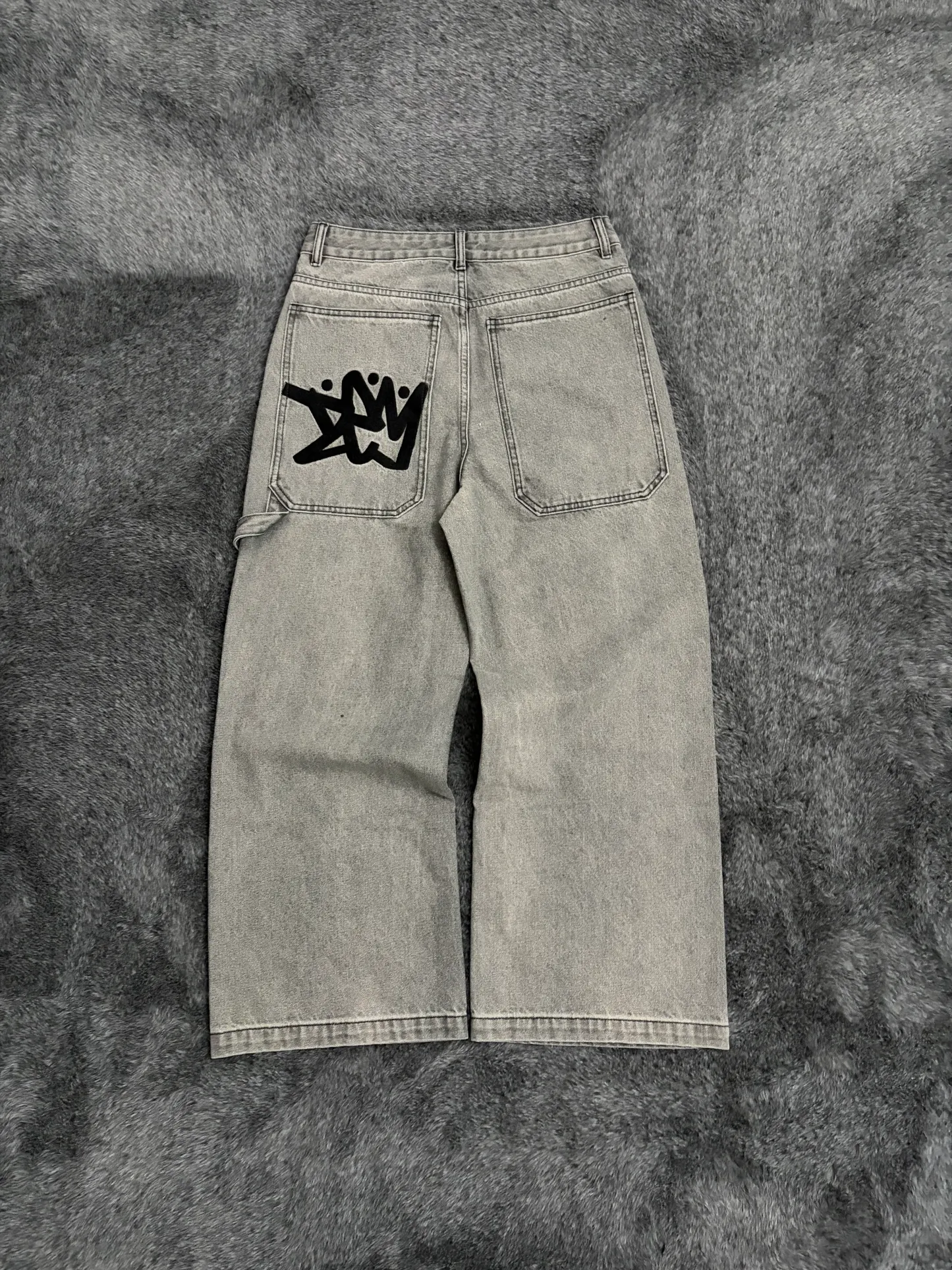 DEM BAGGY BLACK JEANS