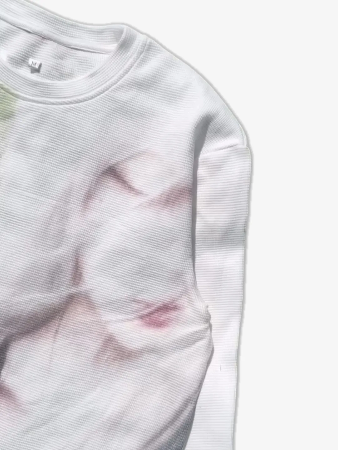WAFFLE PHOTO PRINT LONGSLEEVE