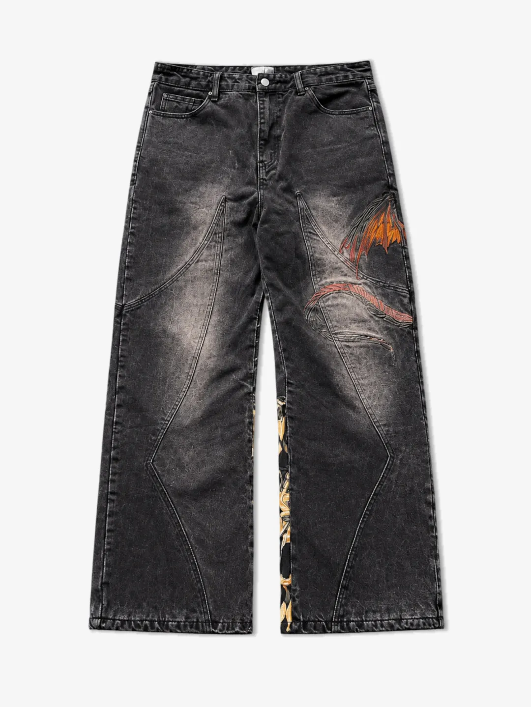 DENIM HORROR CURVED SEAM JEANS