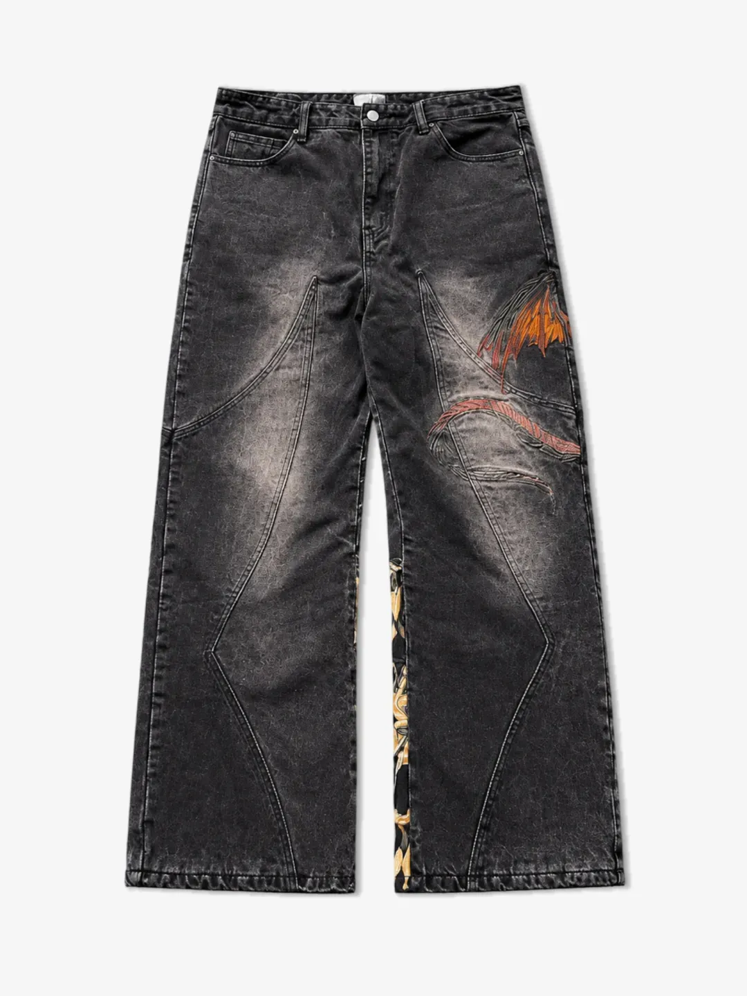 DENIM HORROR CURVED SEAM JEANS