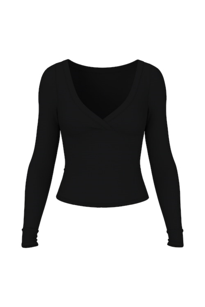 SnatchRib Crossover Longsleeve Top