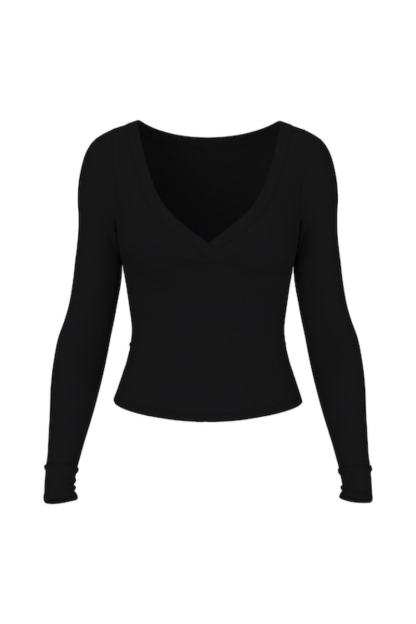 SnatchRib Crossover Longsleeve Top
