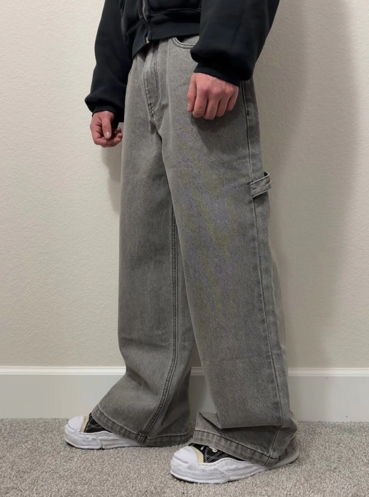 DEM BAGGY BLACK JEANS