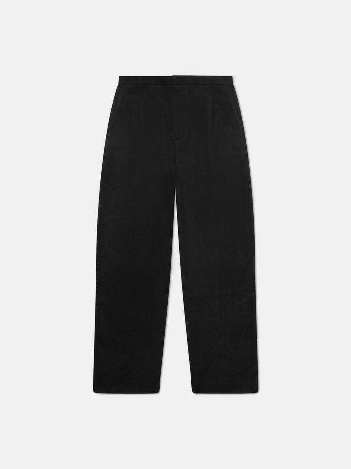Wool-Cashmere Pleated Trousers