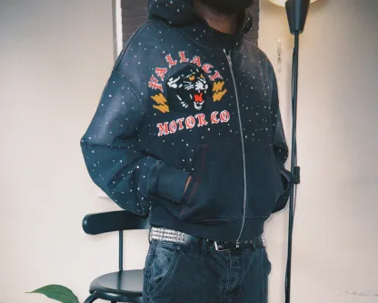 PANTHER ZIP-UP HOODIE