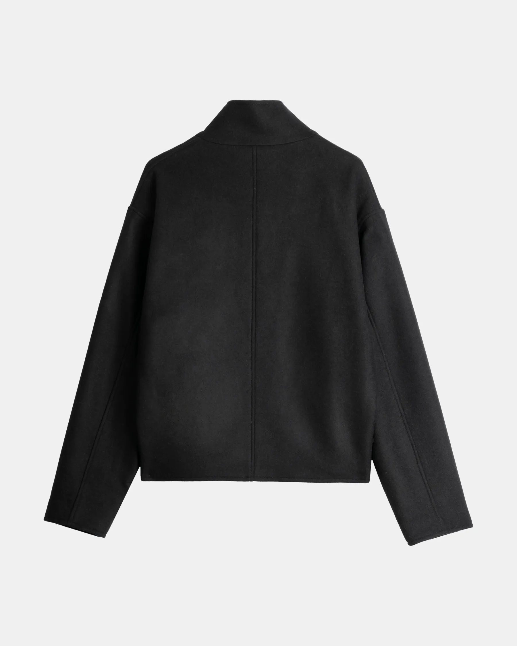High Collar Wool Jacket