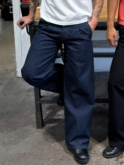 SHIBUYA PLEATED PANTS | STRAIGHT-WIDE LEG