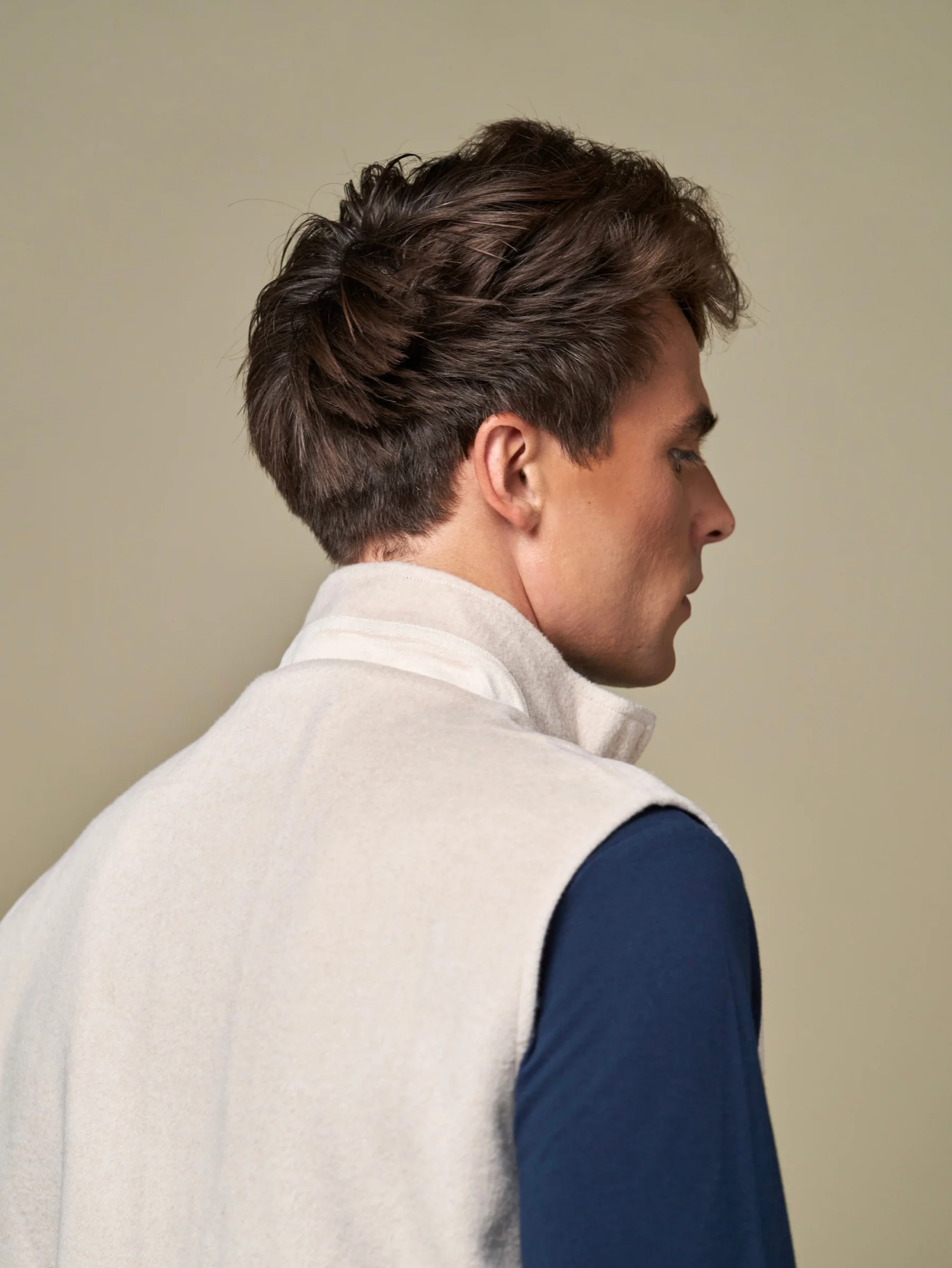 WOOL REVERSIBLE GILET