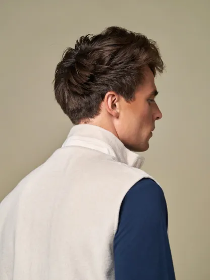 WOOL REVERSIBLE GILET