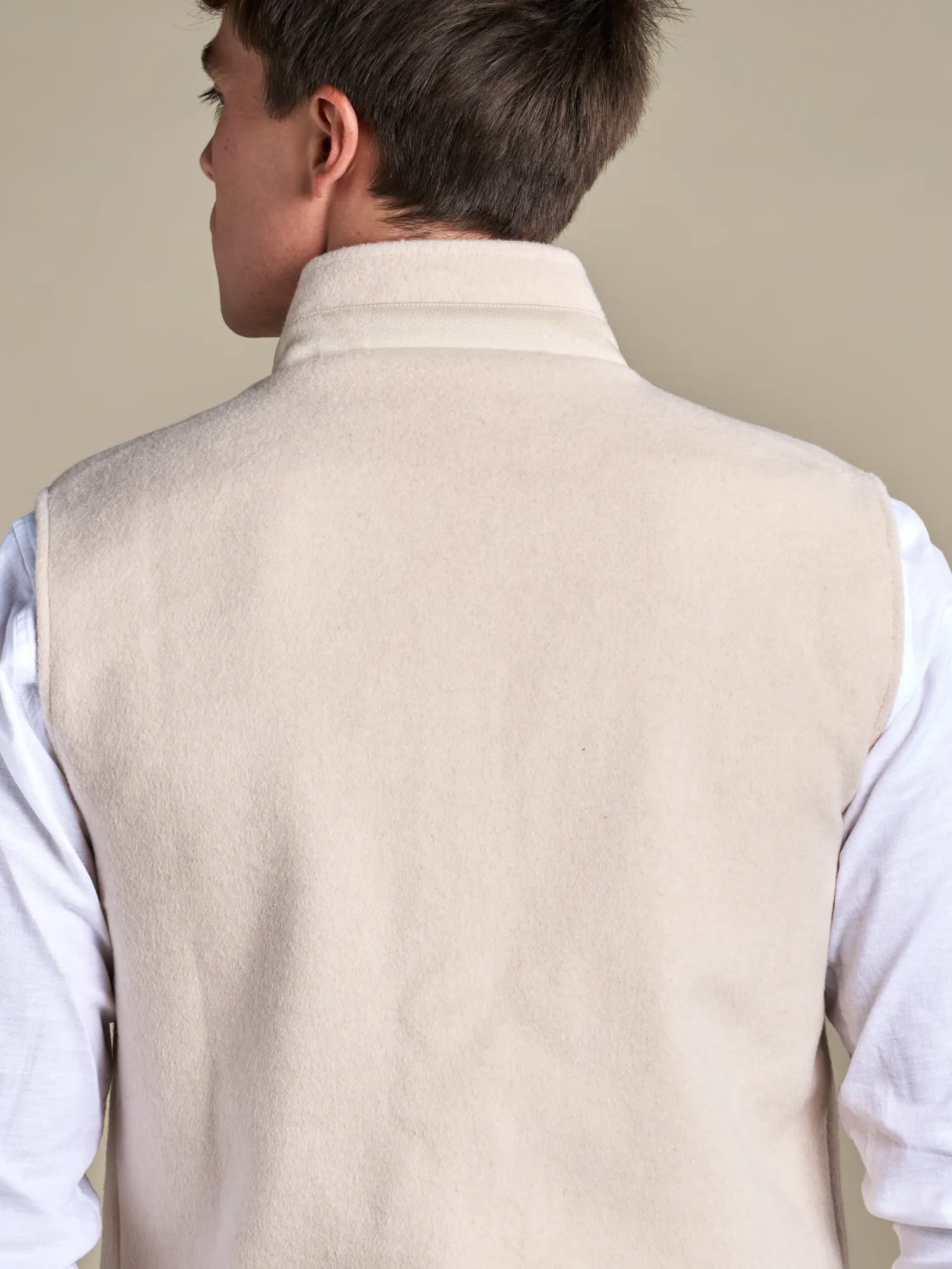 WOOL REVERSIBLE GILET