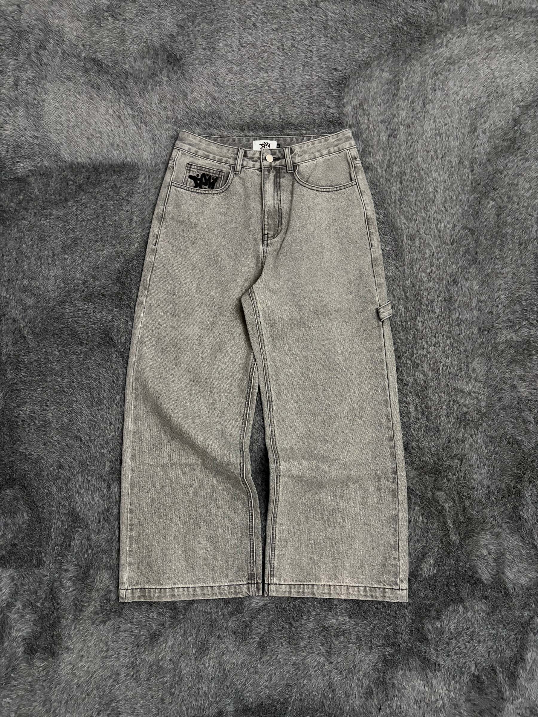 DEM BAGGY BLACK JEANS