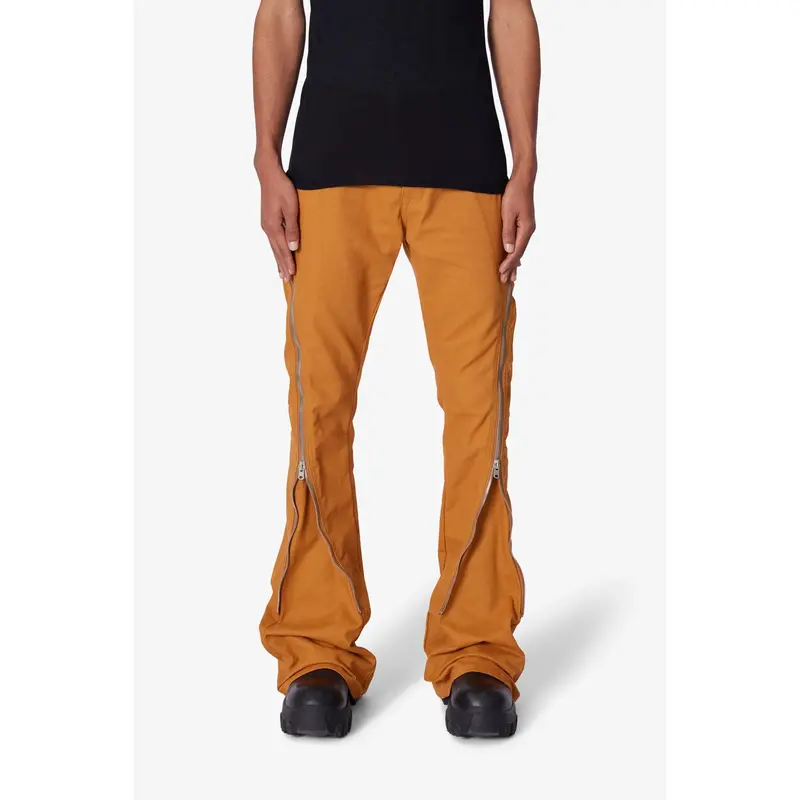 Zipper Flare Denim Jeans