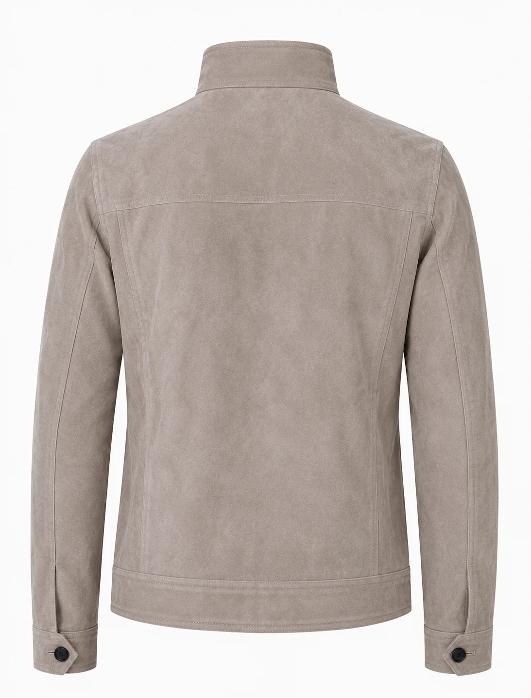 ALCANTARA STAND COLLAR JACKET