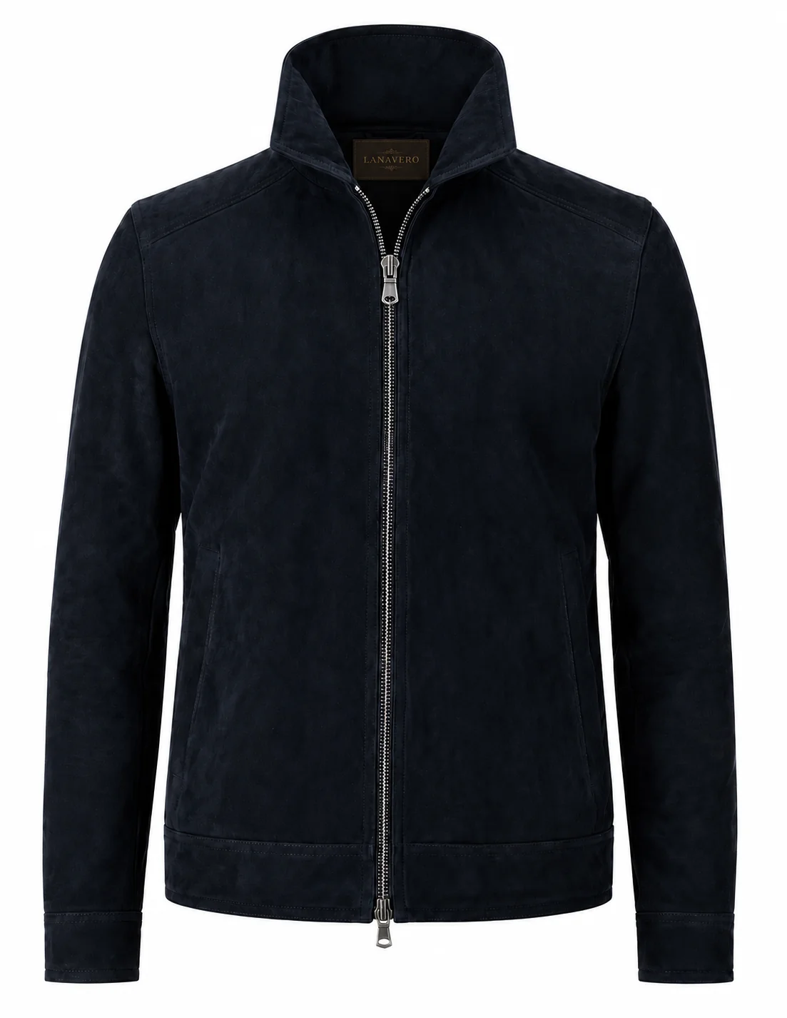 ALCANTARA STAND COLLAR JACKET