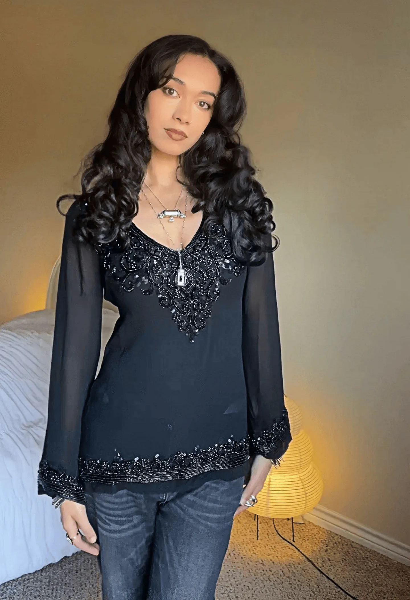 Black Jaipur Blouse